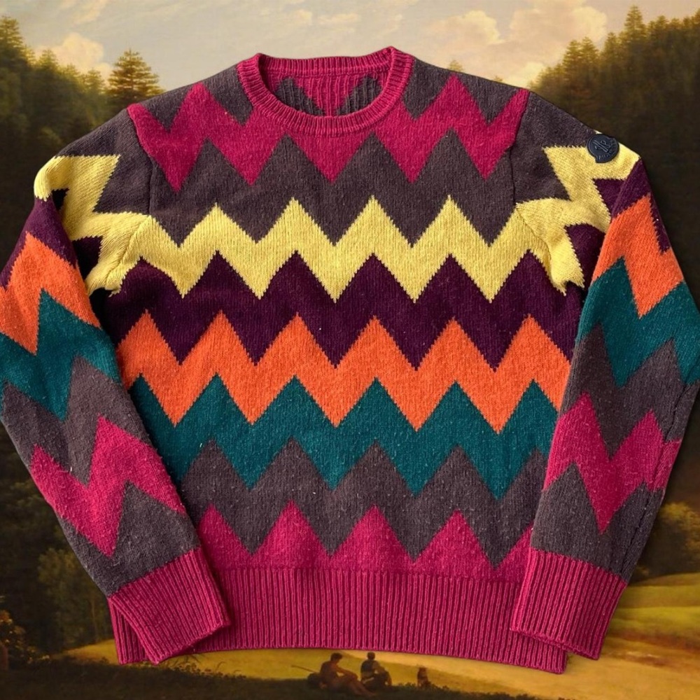 Authentic MONCLER MAGLIONE TRICOT GIROCOLLO ROUND NECK SWEATER